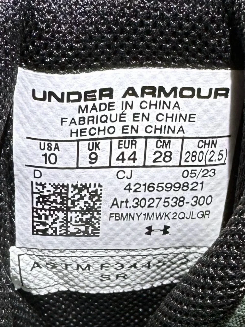 Under Armour HOVR Infil WaterproofRough Out Tactical Boots Mens 10 Brand New
